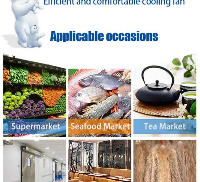 SPAE053D Certificazione CE Industrial Three Fan Evaporative Air Cooler per camera fredda 5