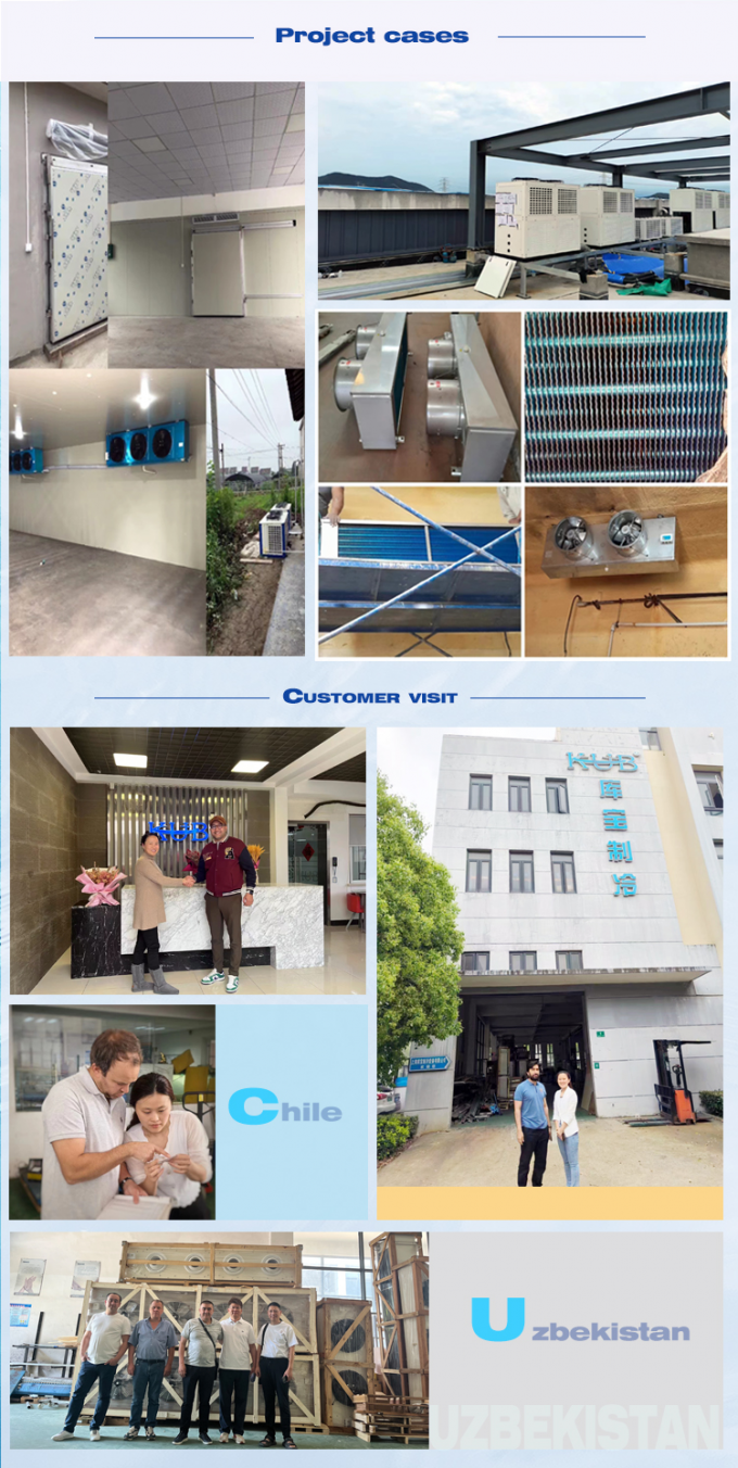 DL serie DL22 unit cooler certificazione CE air cooler personalizzato 3HP refrigeration evaporator ceiling evaporator, adatto per la refrigerazione in magazzino, camera frigorifera, frigorifero per verdure 25