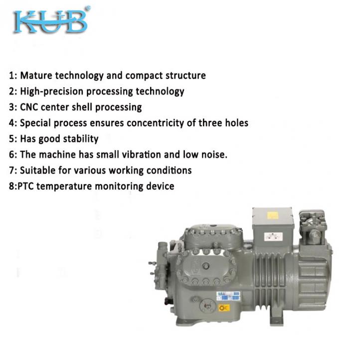 Da 2HP a 50HP Made in China Supporta compressore frigorifero personalizzato economico per celle frigorifere Compressore a pistoni semiermetico,compressore per celle frigorifere,sistema di celle frigorifere,cella frigorifera industriale 2