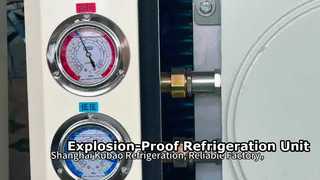 KUB1000 ZB58KQE Unità di refrigerazione industriale antideflagrante | Raffreddatore a scatola raffreddato ad aria con doppia ventola