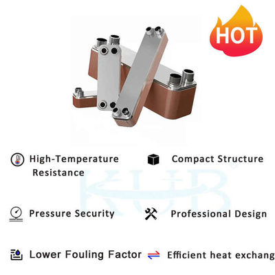 B3-50-48D Cheap Price 10HP Heat Exchanger evaporator Copper / Stainless Steel 304/316 Brazed plate heat exchanger manufacturer