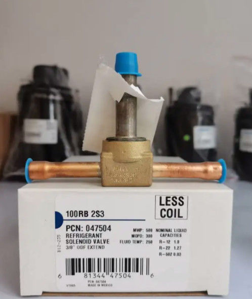 Valvola solenoide a due vie di alta qualità 100RB 2S3 Valvola solenoide normalmente chiusa Valvola solenoide refrigerante r22 Valvola solenoide/Valvola solenoide 15 bar di refrigerazione