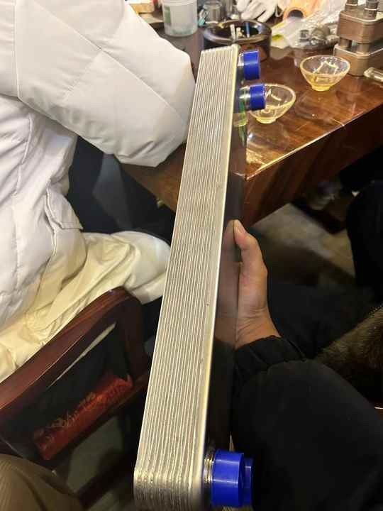 Scambiatore di calore in lamiera resistente alla corrosione in legame a fusione in acciaio inossidabile 316L per condizioni di lavoro chimiche