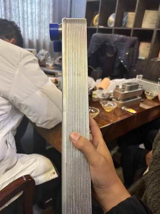 Scambiatore di calore in lamiera resistente alla corrosione in legame a fusione in acciaio inossidabile 316L per condizioni di lavoro chimiche