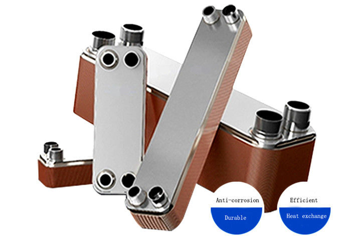 B3-50-48D Prezzo economico 10HP Scambiatore di calore evaporatore rame / acciaio inossidabile 304/316 Produttore di scambiatori di calore a piastra brasata