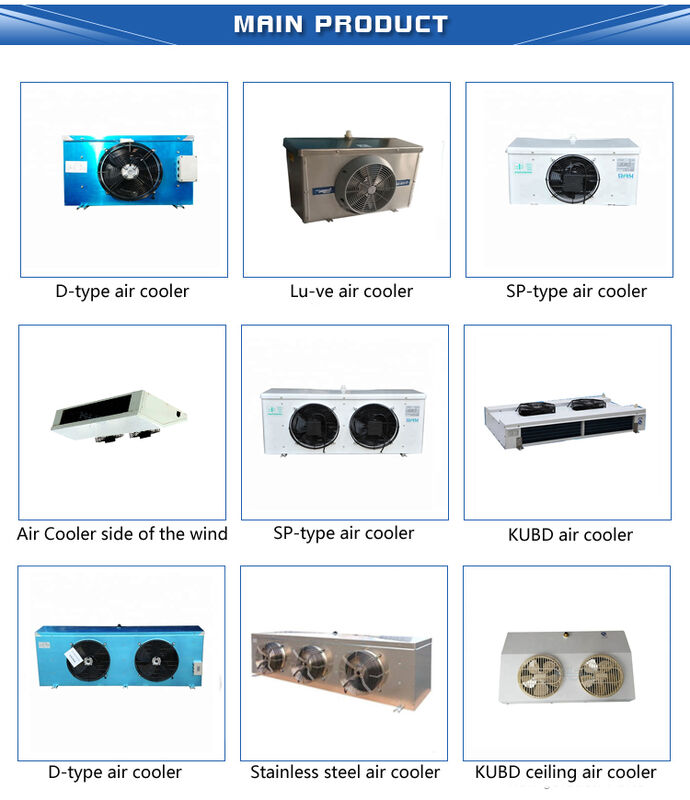 Evaporatore (europeo) di serie KUBD montato sul soffitto raffreddatore d'aria senza acqua uso domestico uso commerciale uso industriale buon prezzo
