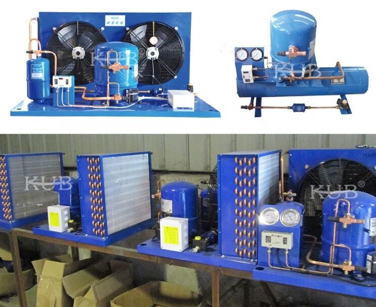 MT64/WN05M Compressore a pistoni MT64 Compressore da 5hp Unità di condensazione raffreddata ad acqua per celle frigorifere Unità di refrigerazione Facile da usare