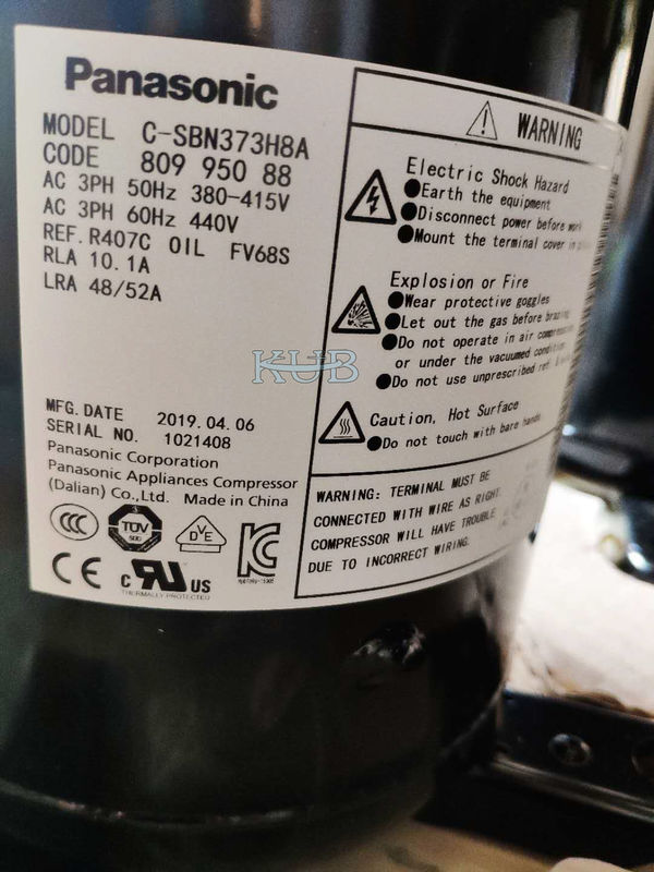 Stato ermetico del rotolo di Sanyo 4.5hp r407c C-SBN373H8A nuovo e prezzo standard del compressore di Panasonic della cella frigorifera 380V
