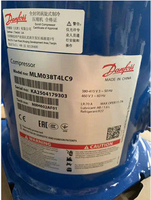 Compressore del rotolo della Cina della cella frigorifera di MLZ038T4LC9 R404A per i condizionatori d'aria e la refrigerazione (5ton R22 3pH 380~420volt