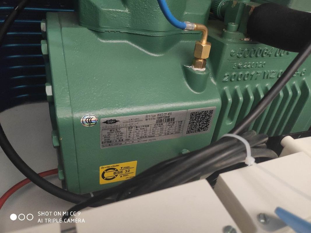 tipo unità di condensazione ermetica di 3hp R404A U dei semi per la cella frigorifera di conservazione frigorifera del refrigeratore