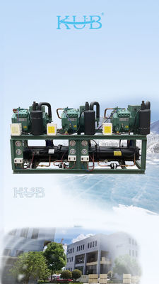 10HP Piston Compressor Water Cooled Condensing Unit with 380V 3PH 50Hz and 1 Year Warranty